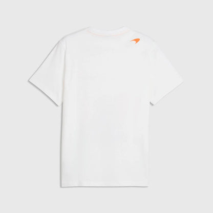 Mclaren Men's Oscar Piastri T-Shirt White 2026 - Fanwear
