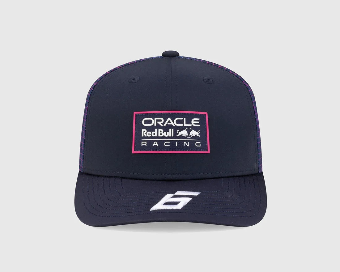 Red Bull Racing Special Edition Isack Hadjar Miami 9Seventy Cap Striped Navy 2026 - RP Teamwear