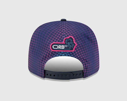 Red Bull Racing Special Edition Isack Hadjar Miami 9Seventy Cap Striped Navy 2026 - RP Teamwear