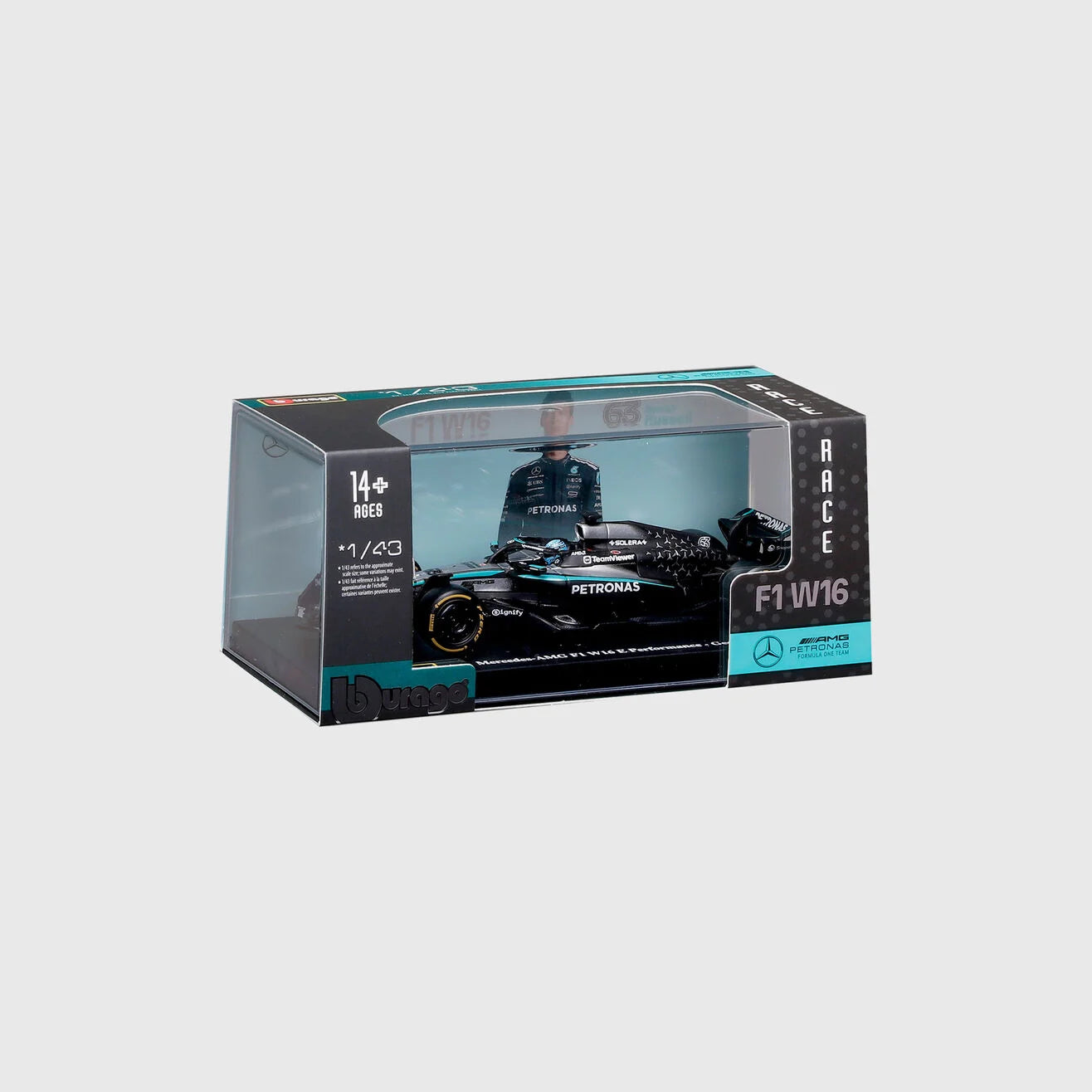 1:43 Scale Model | Mercedes-AMG F1 George Russell Car