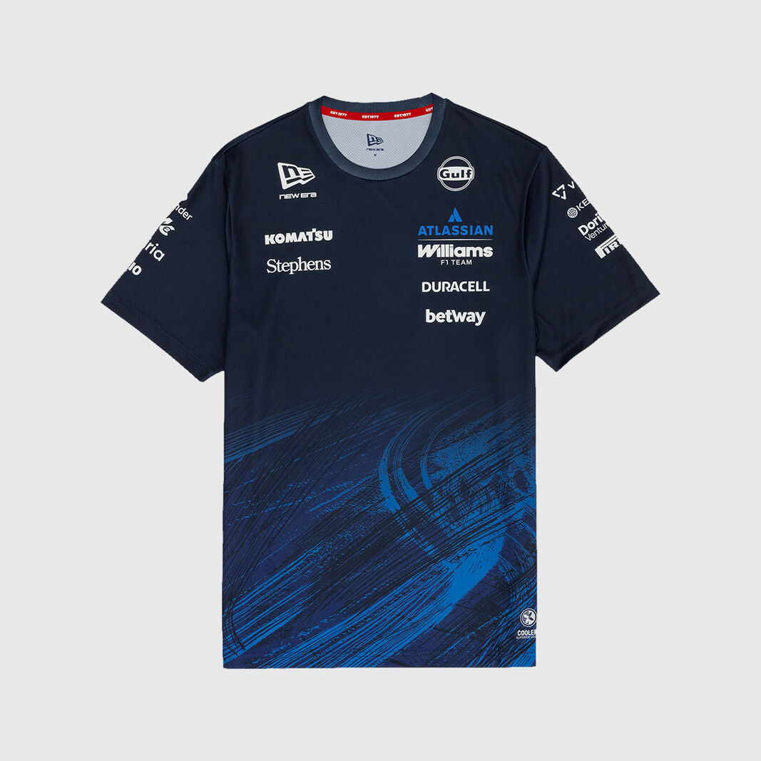 Williams Racing Team Tech T-Shirt Navy 2026-Fanwear