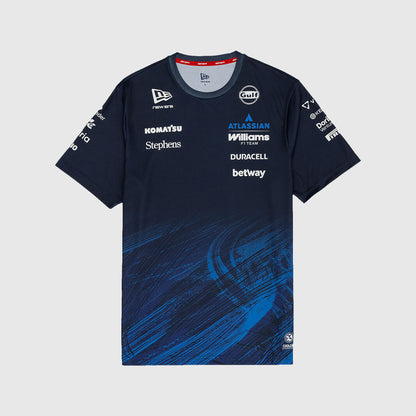 Williams Racing Team Tech T-Shirt Navy 2026-Fanwear