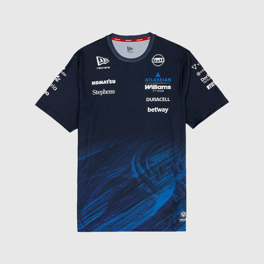Williams Racing Team Tech T-Shirt Navy 2026-Fanwear
