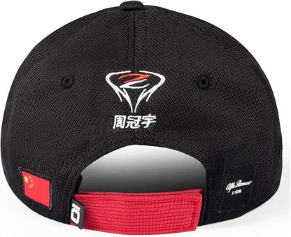 Official Guanyu Zhou Driver Cap Curved Brim Black 2023 OSFA
