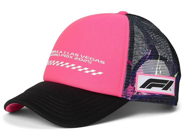 F1 Special Edition Vegas Trucker Cap Black 2025-Fanwear