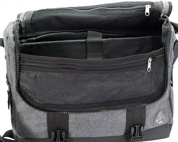 Ayrton Senna Messenger Legendary Bag Grey