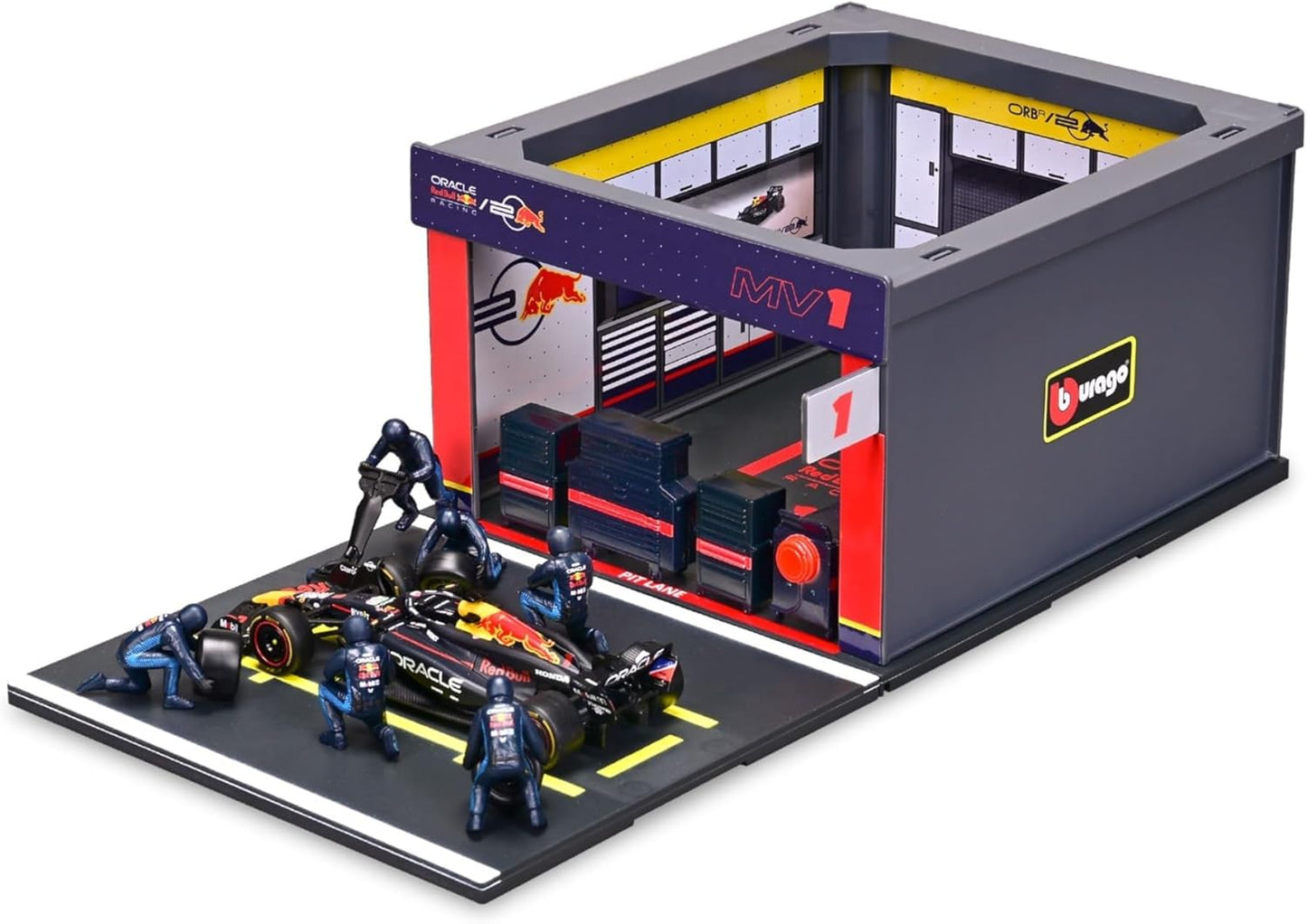 1:43 Scale Model | Red Bull Racing RB20 Max Verstappen Pit Pass Set
