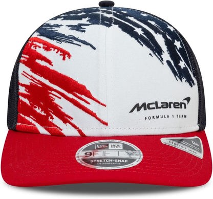 Mclaren Men's Special Edition Austin White Navy Cap 2024-RP Teamwear