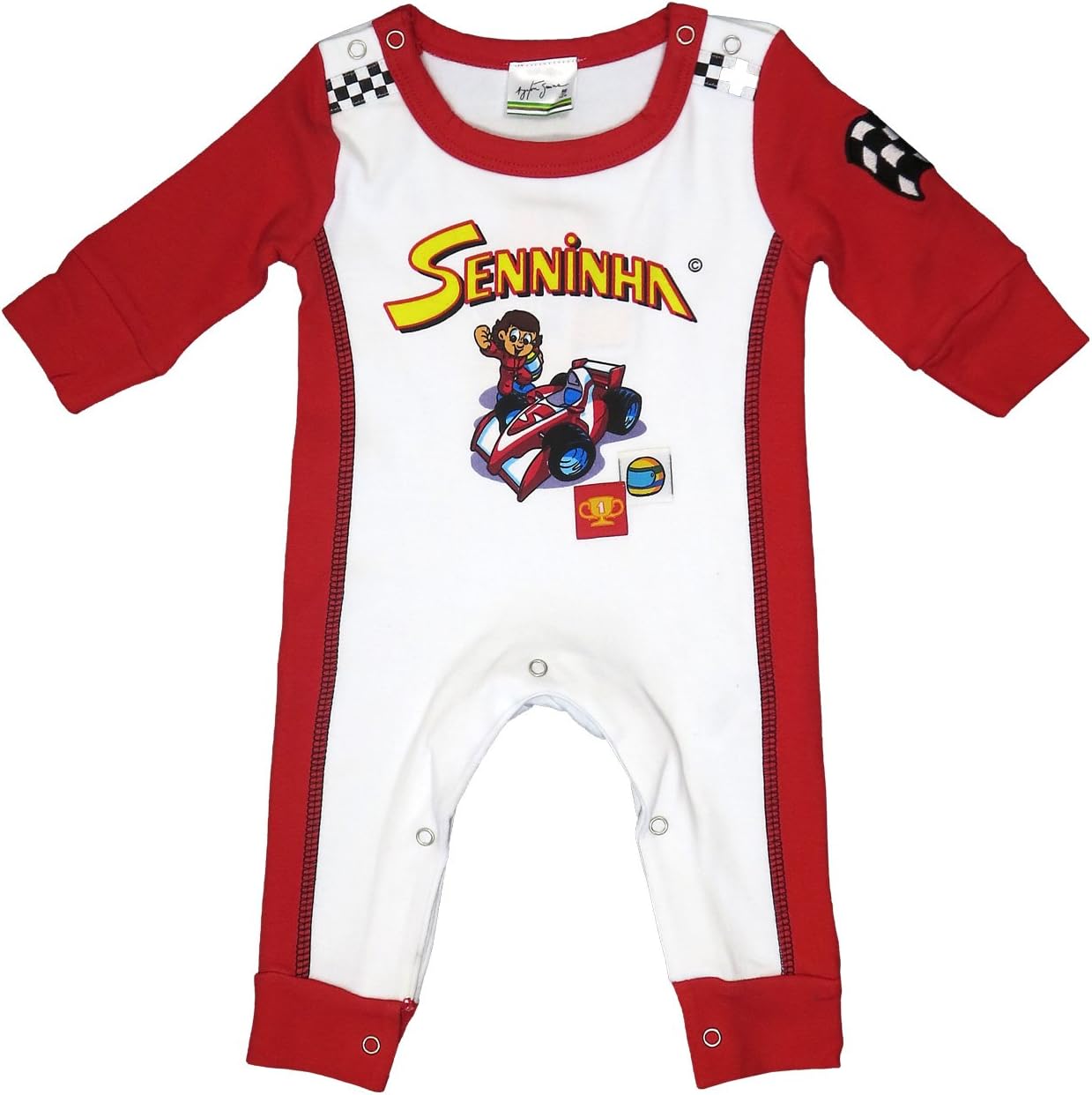 Ayrton Senna Jumpsuit Senninha White 2018