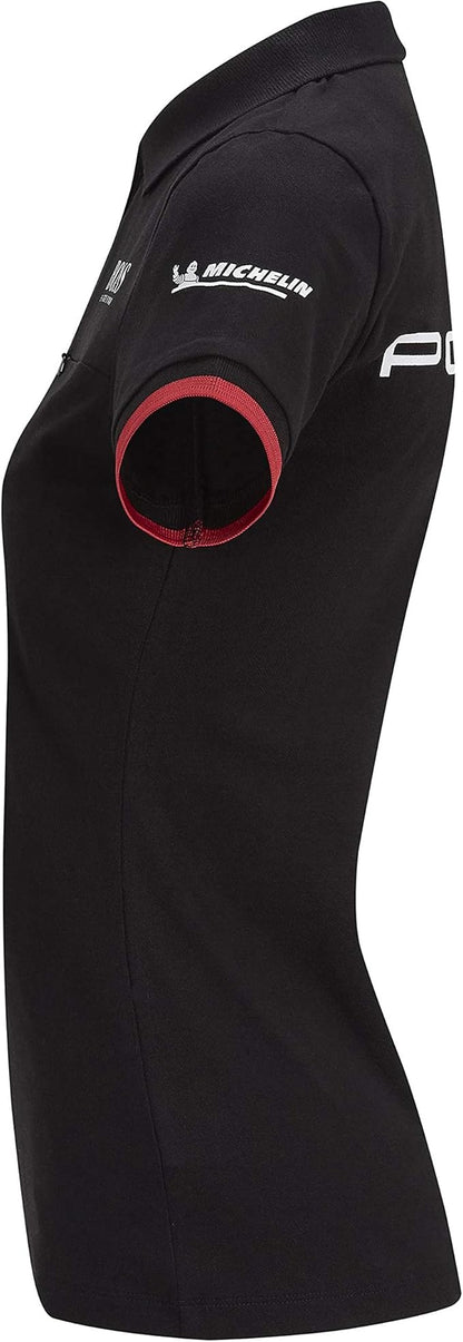 Porsche Women's Team Polo Black 2024-RP Teamwear
