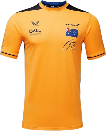 Mclaren Set Up T-Shirt Daniel Ricciardo Papaya 2022-RP Teamwear
