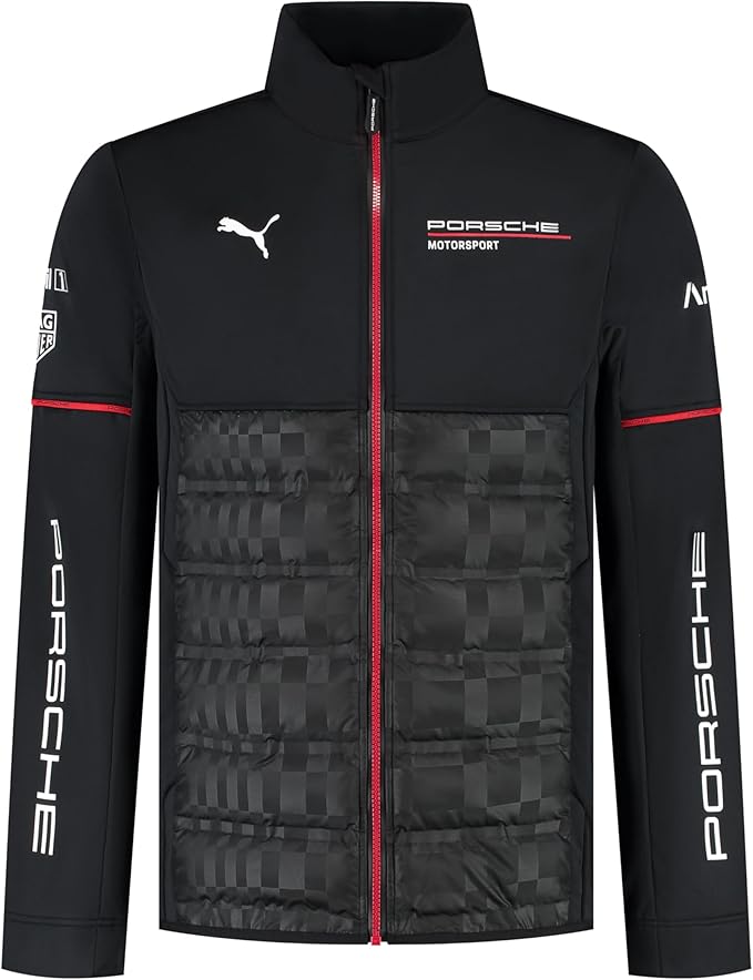 Porsche Men's Team Hybrid Jacket Black 2025-RP Teamwear