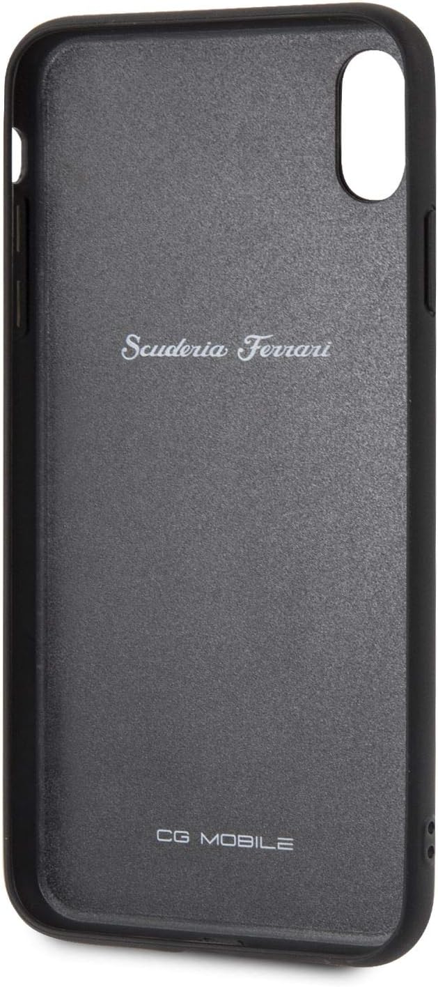 Ferrari iPhone XS Max Hard Case - Genuine Leather Heritage