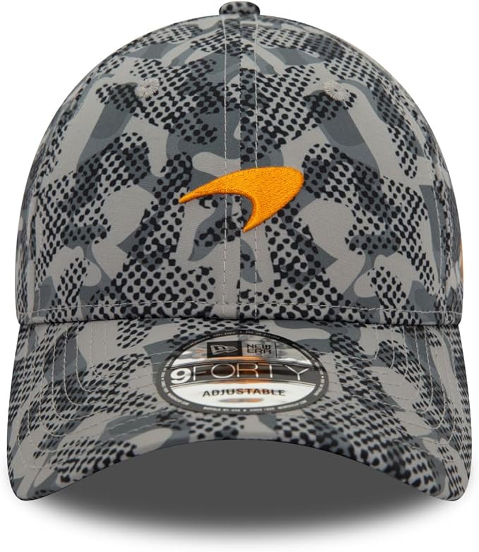Mclaren Camo 9Forty Grey Orange Cap 2024