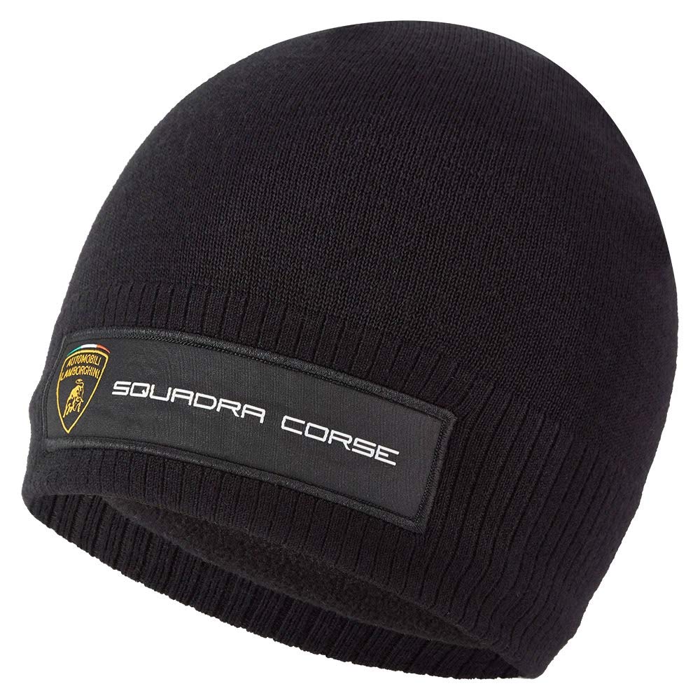 Lamborghini Men's Team Beanie Black