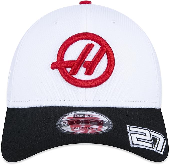 Haas F1 Team Driver Nh 9Forty White Black Cap 2024