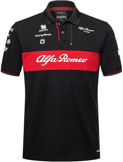Race Team Polo Shirt Kids Black 2023