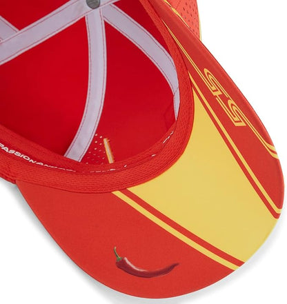 Scuderia Ferrari Kids Carlos Sainz Baseball Cap Burnt Red 2024-RP Teamwear