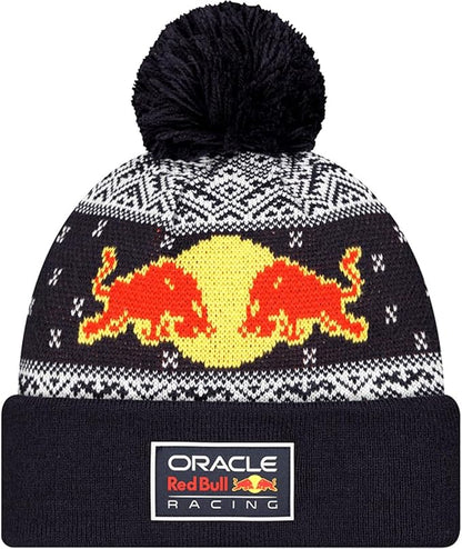 Red Bull Racing Xmas Bobble Beanie 2024-Fanwear