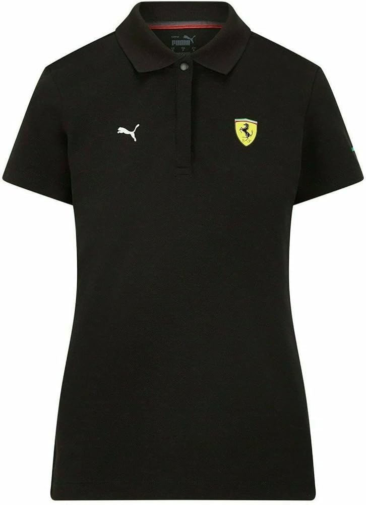 Scuderia Ferrari Puma Women's Classic Polo Black 2021-Fanwear