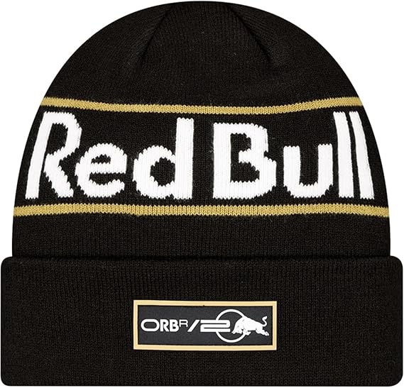 Red Bull Racing Special Edition Vegas Cuff Knitted Black Beanie 2024-RP Teamwear