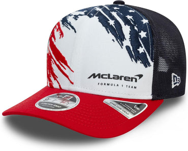 Mclaren Men's Special Edition Austin White Navy Cap 2024-RP Teamwear