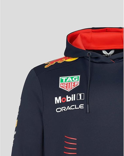 Red Bull Racing Men's Full Zip Hoodie Night Sky 2023-RP Teamwear