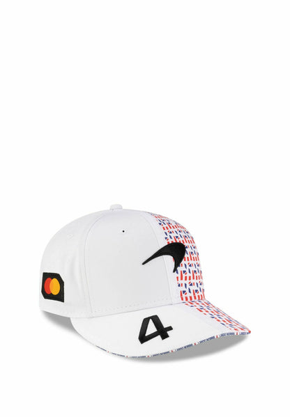 Mclaren Special Edition Men's Silverstone Lando Norris Cap White 2025-RP Teamwear