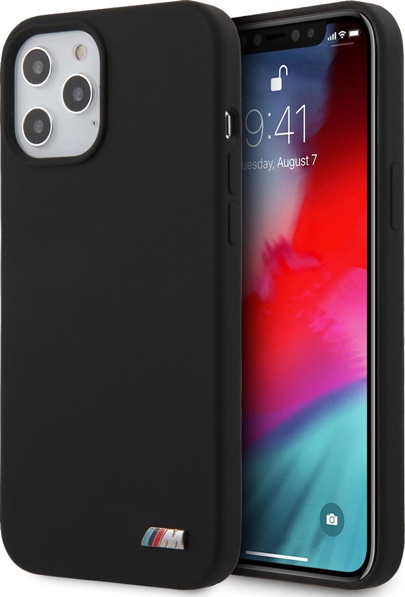 BMW iPhone 12 / 12 Pro Silicone Case - M Collection - Black