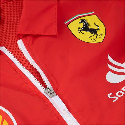 Scuderia Ferrari Coach Team Jacket Burnt Red 2024-RP Teamwear