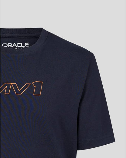 Red Bull Racing Men's Driver Max Verstappen T-Shirt Night Sky 2023-Fanwear