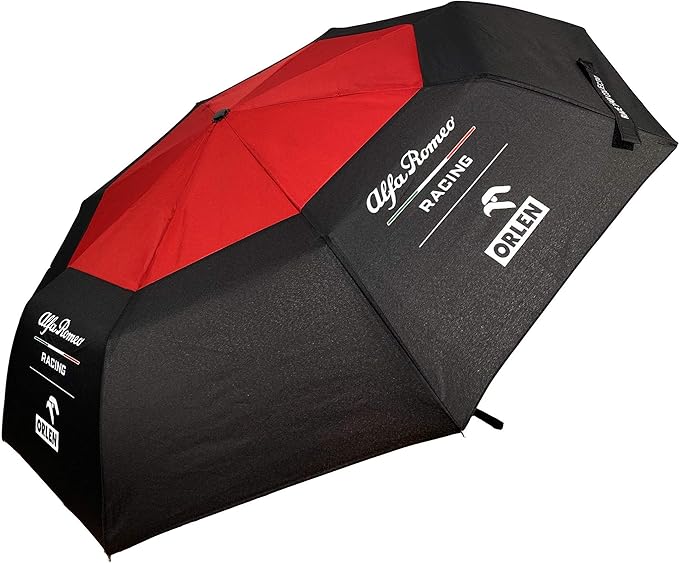Alfa Romeo Team Compact Black Red Umbrella