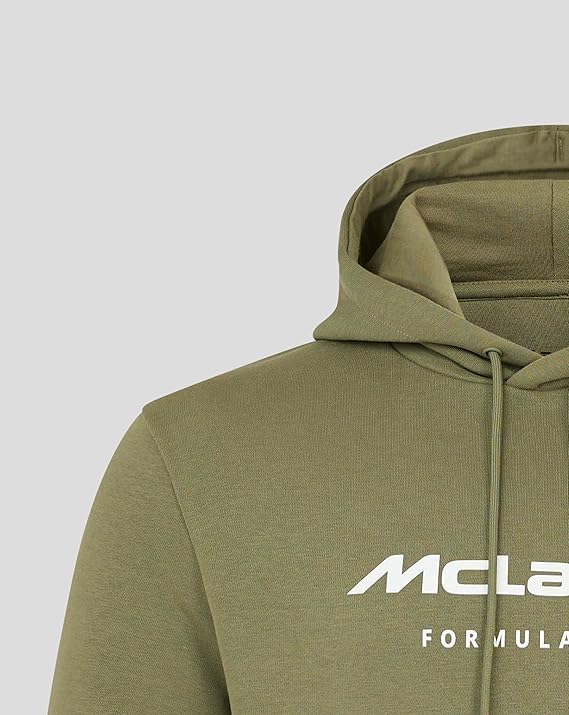 Mclaren Men's Core Essentials Hoodie Deep Lichen Green 2025-Fanwear