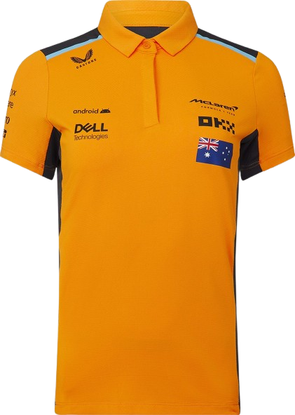 Mclaren Women's Lando Norris Team Polo Autumn Glory 2023-RP Teamwear