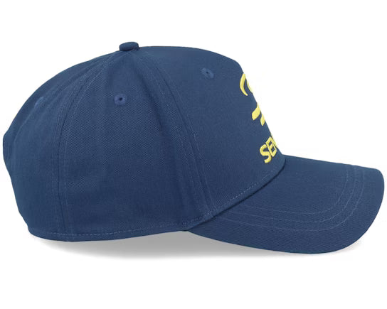 Ayrton Senna Logo Cap Pageant Blue 2024-Fanwear