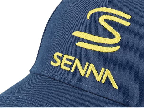 Ayrton Senna Logo Cap Pageant Blue 2024-Fanwear