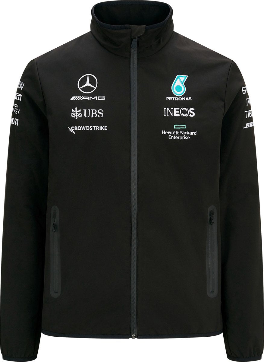 Mercedes-AMG Petronas Formula 1 Team Men's Softshell Jacket 2021-RP Teamwear