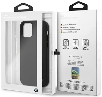BMW iPhone 12 Pro Max Silicone Case - Black