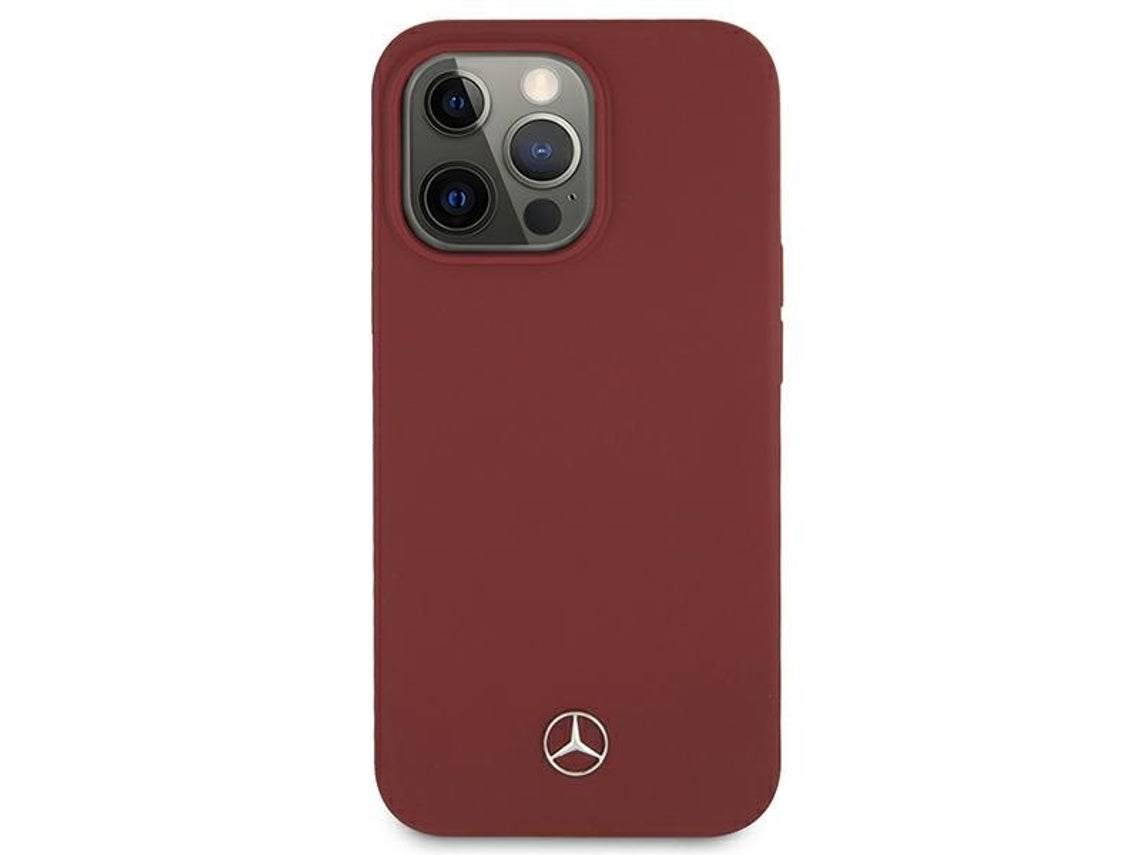 Mercedes iPhone 13 Pro Hard Case - Silicone - Red