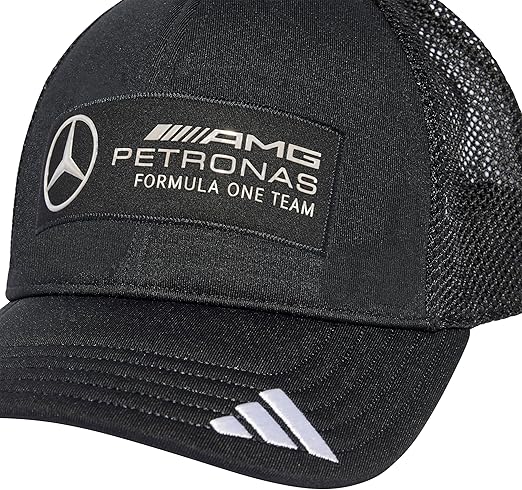Mercedes Trucker Cap Black 2025-RP Teamwear