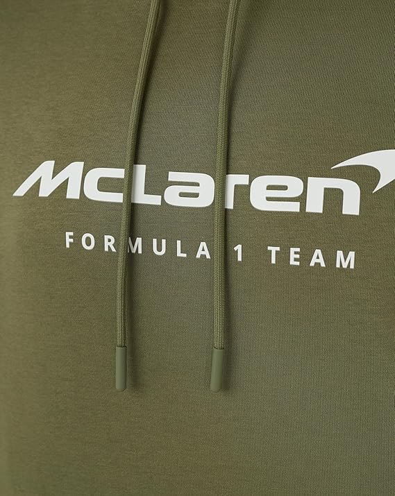 Mclaren Men's Core Essentials Hoodie Deep Lichen Green 2025-Fanwear
