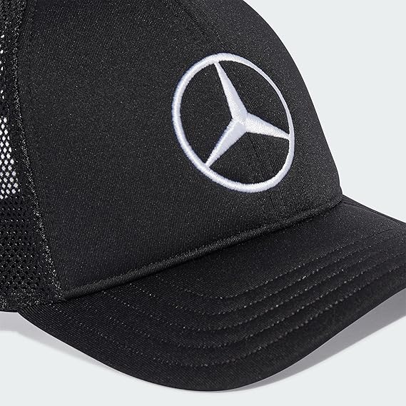 Mercedes Women's Mechanic Trucker Cap Black 2025 OSFW-RP Teamwear