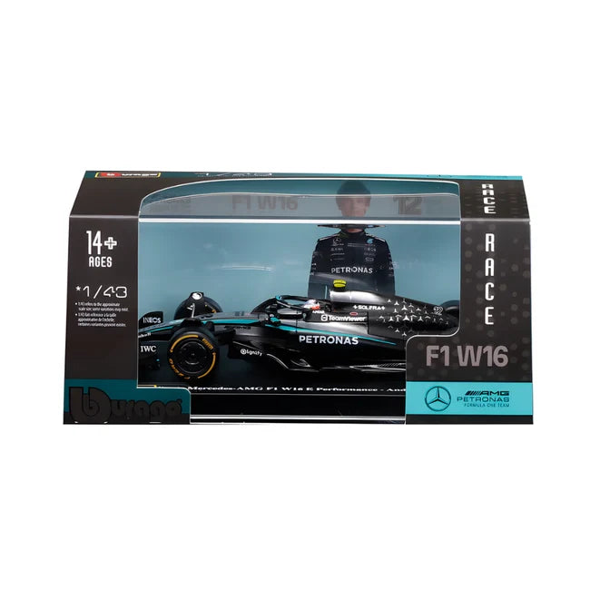1:43 Scale Model | Mercedes-AMG F1 W16 Kimi Antonelli With Helmet Car