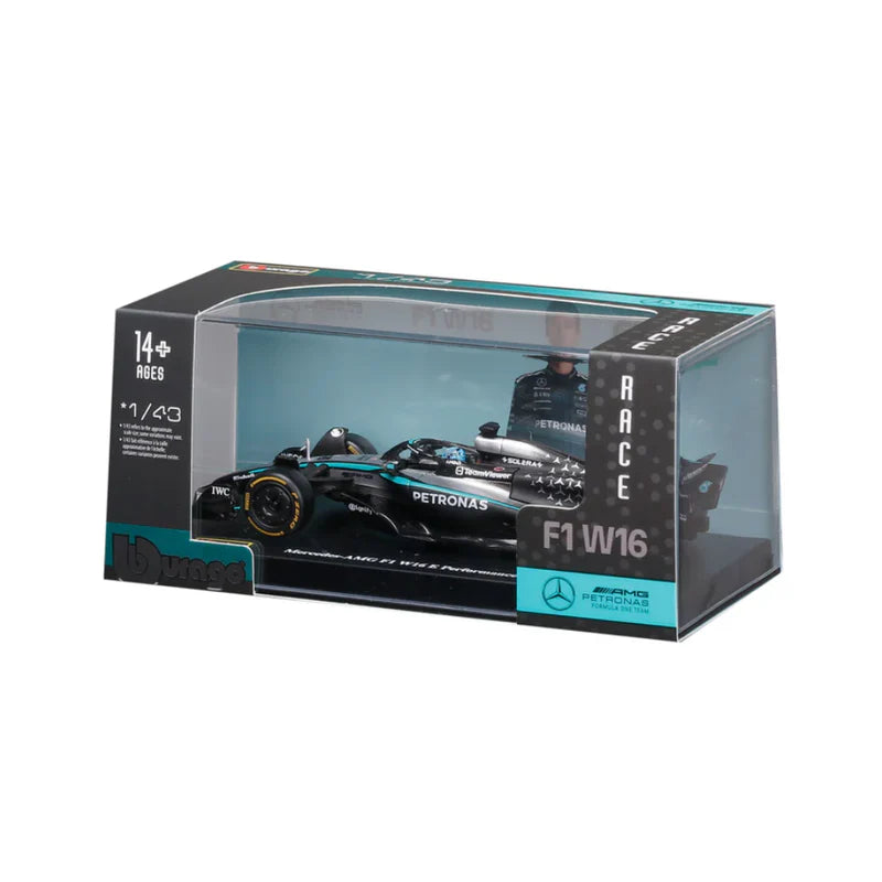 1:43 Scale Model | Mercedes-AMG F1 W16 George Russell With Helmet Car