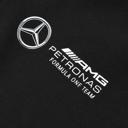 Mercedes Women's Logo Fullzip Hoodie Black 2025-Fanwear