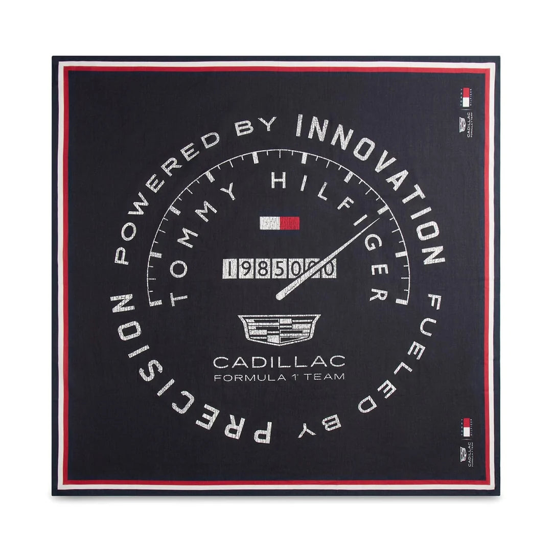 Cadillac F1 Team x Tommy Hilfiger Varsity Bandana Flag Black 2026