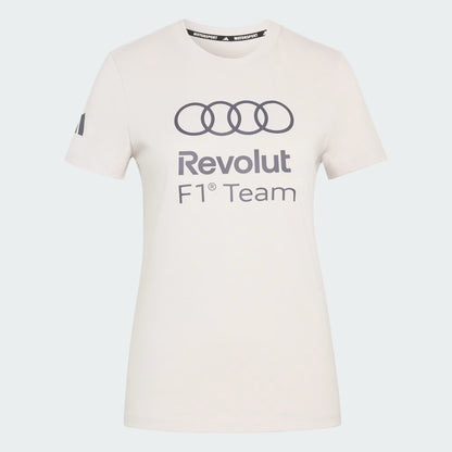 Audi F1 Team Women's DNA Graphic T-Shirt Chalk Pearl 2026 - Fanwear