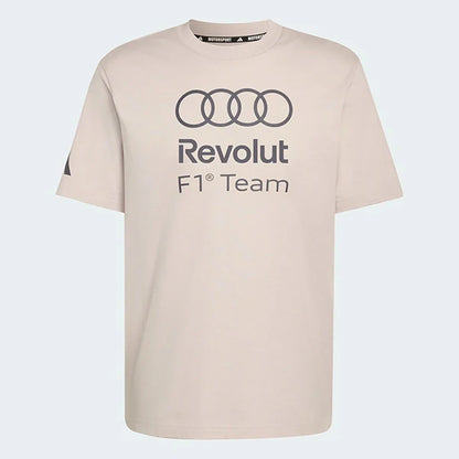Audi F1 Team Men's DNA Graphic T-Shirt Chalk Pearl 2026 - Fanwear