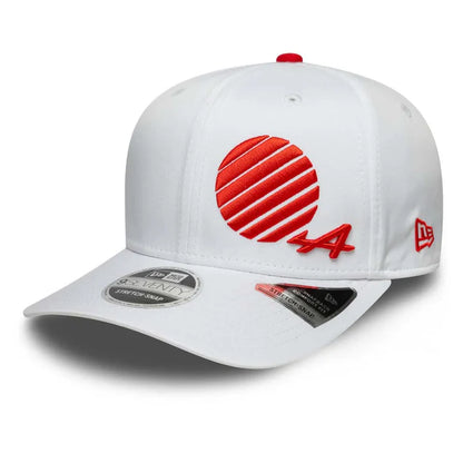 Alpine Special Edition Japan Stretch Snap White Cap 2025-RP Teamwear