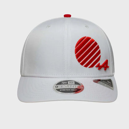 Alpine Special Edition Japan Stretch Snap White Cap 2025-RP Teamwear